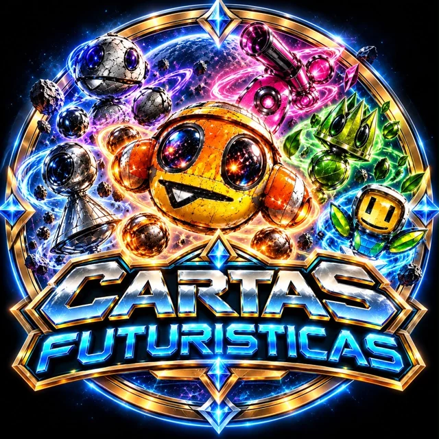 The original Cartas Futurísticas emblem